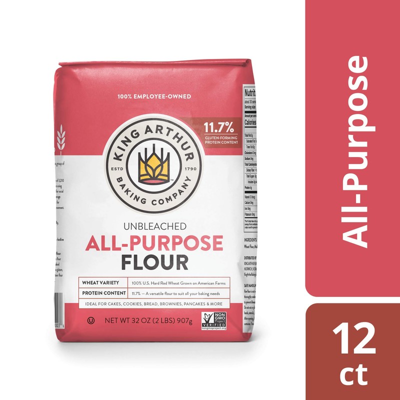 King Arthur, All Purpose Unbleached Flour, Non-GMO Project Verified, Certified