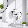 Tindbea Hair Dryer Holder, Matte Black Blow Dryer Holder Wall