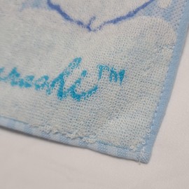 Towel Handkerchief, Women's, Girls, Cute, Character Hand Towel, Mini Towel, 9.8 inches (25 cm), Petite Towel, Antibacterial, Water Absorbent, Cotton Towel, Nursery School, Kindergarten, Elementary