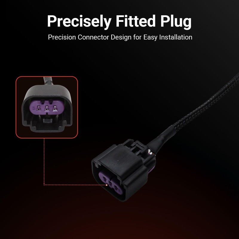 Powkos HID to LED Headlight Adapter Harness LF552H Compatible with