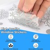 Pack of 9 Christmas Window Stickers (Gold Snowflake)