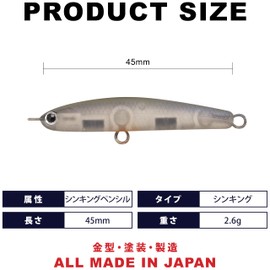 Lucky Craft Wonder 45 (AM) Managed Fishing Trout (5537 Cafe Au Lait Sherbet)