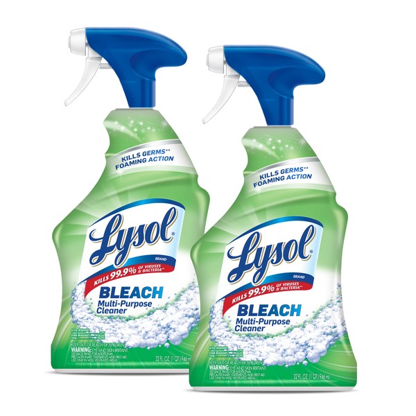 Lysol All Purpose Cleaner with Bleach, 32 Ounce (Pack of 2)