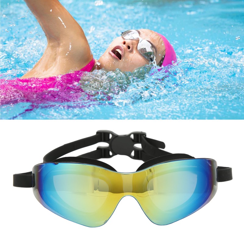 Swimming Goggles Anti Fog No Leaking Silica Gel Swim Glasses