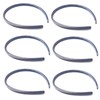 Pack of 6 x Alice Bands [Grey]