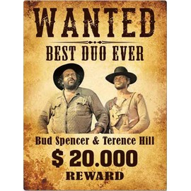 Bud Spencer & Terence Hill - Wanted Best Duo Ever- MN-T02 Kühlschrankmagnet 3D