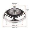 STARVAST Pack of 2 Universal Sink 79.3-80 mm, Strainer Basket,