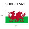 GSYLPFT Wales Flags for Outside 3x5 Welsh Flag Outdoor Vivid