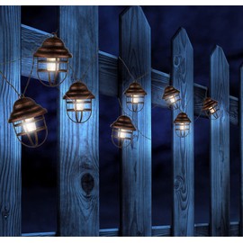 Design LED Solar light Light chain lanterns IP44 Outdoor lighting Hanging lamps Globo 33059-8