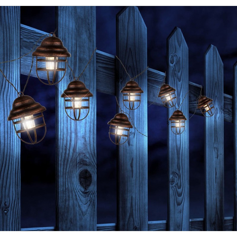 Design LED Solar light Light chain lanterns IP44 Outdoor lighting