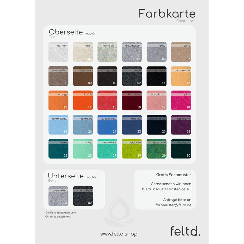Feltd. Eco Felt Cushion Suitable for Verner Panton Chair Padded