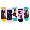 Scooby-Doo Hearts Ladies Low-Cut Socks, 5-Pack, Shoe Size 4-10