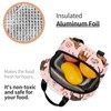 Zminciu Horse Lunch Bag Reusable Zipper Closure Leakproof Insulated Lunch