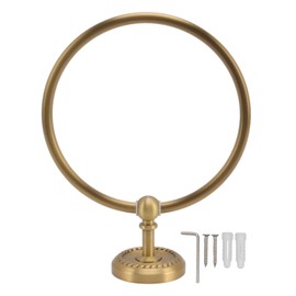 Towel Ring Antique Style Brass Stainless Steel High Hardness Durable Rustproof Hand Towel Holder for Bathroom