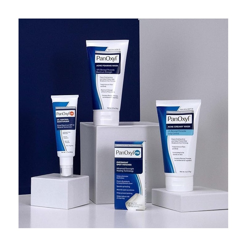 PanOxyl PM Overnight Spot Patches, Advanced Hydrocolloid Healing Technology, Fragrance