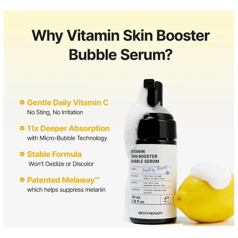 * Sérum De Vitamina C Meditherapy Para Rostro Con Fórmula