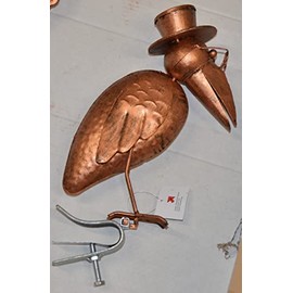 Roof Figurine Fence Figure Dr.Raven 32 cm Copper Look Roof Decoration Gutter Figure