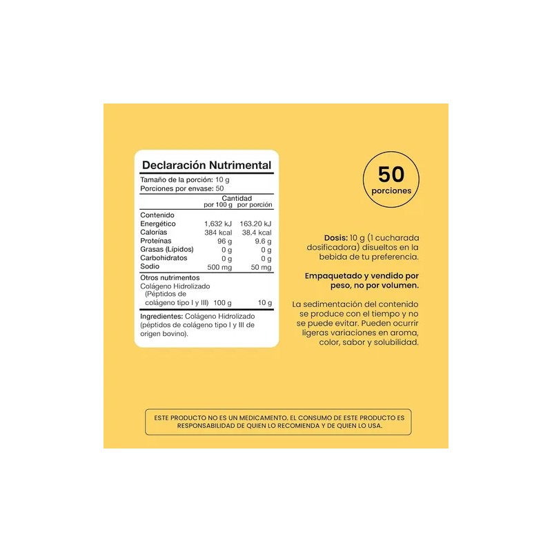 Entera Pharma Colágeno Hidrolizado 500g Sfn