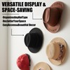 2 Pack Adjustable Cowboy Hat Rack Holder, Wooden Cowboy Hat