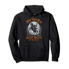 Vintage Mind Your Head Sleepy Hollow Headless Horseman Pullover Hoodie