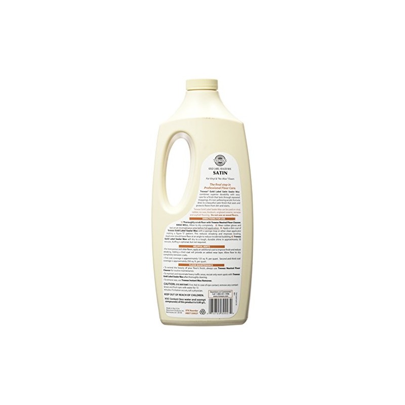 Trewax Professional Gold Label Sealer, Satin, 32-Fluid Ounce