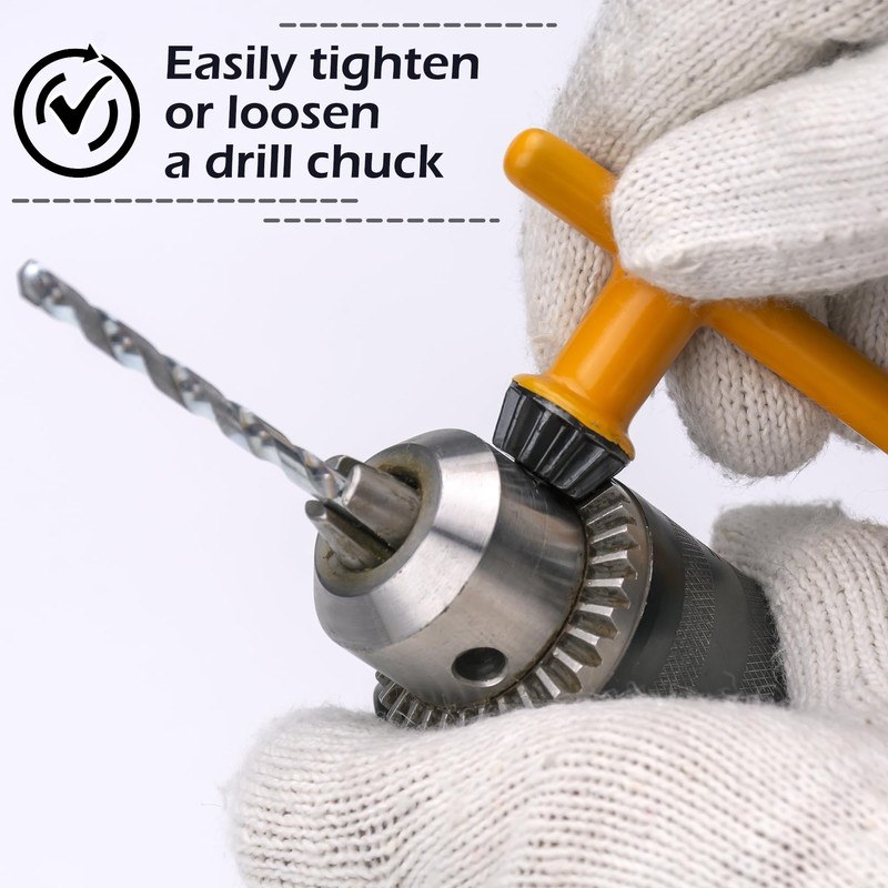 Famgee Replacement Drill Chuck Key Wrench Electric Drill Clamping Tool