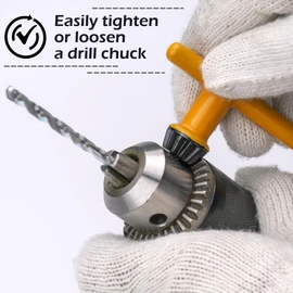 Famgee Replacement Drill Chuck Key Wrench Electric Drill Clamping Tool Heavy Duty Thumb Handle Chuck Key (Chuck Diameter 3/4" / 5/8" / 1/2" / 3/8" / 1/4" / 5/32") - 6 pcs