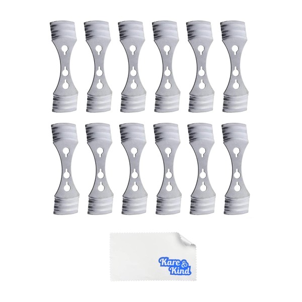 Pack of 12pcs Metal Candle Wick Centering Devices - Kare