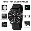 LN LENQIN Mens Watches Military Watch Field Watch Analog Quartz