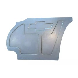 ClassicParts4U Passenger Side Firewall Filler Panel W/ Chevy Bowtie Fits 1973-1987 Chevy C-10