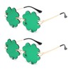 IKANOO St. Patrick's Day Irish Shamrock Sunglasses for Women Men