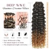 Feather Crochet Hair for Black Women 60 Strands 110g Deep