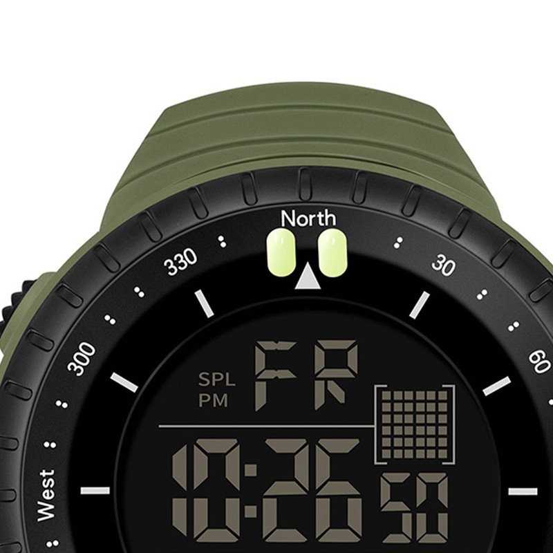 Electronic Sports Watch Waterproof Night Light Large Screen Quick Release