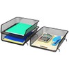 Simple Houseware - Organizador de escritorio apilable para documentos y