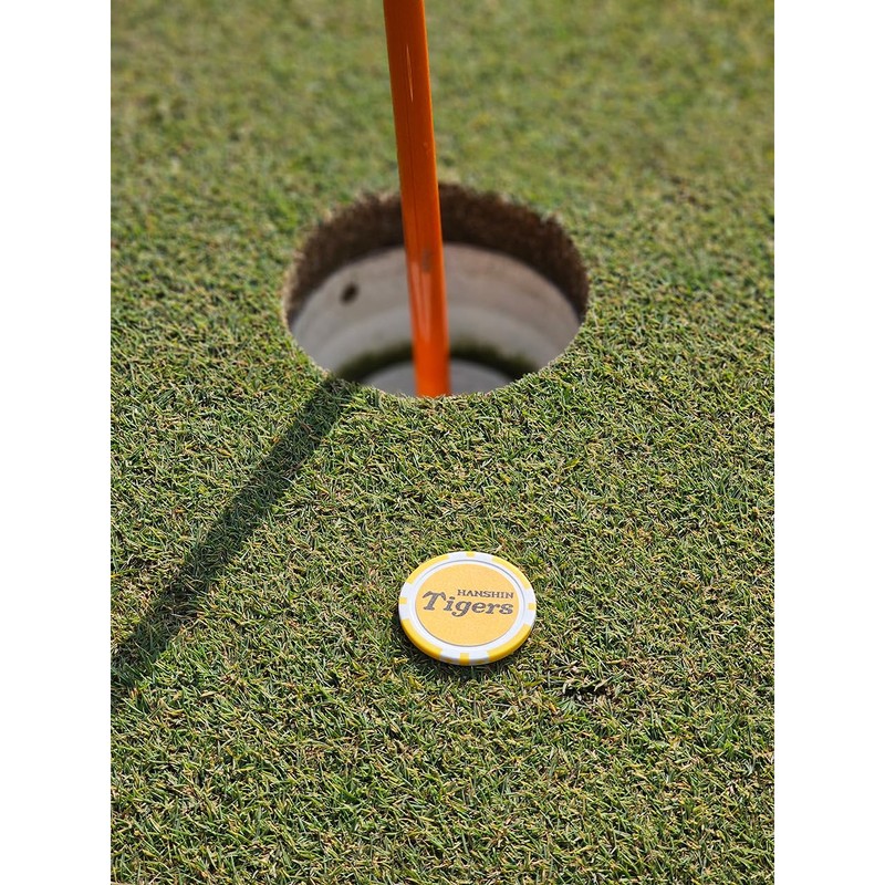 LEZAX Hanshin Tigers Golf Casino Marker Yellow HTAC-5721