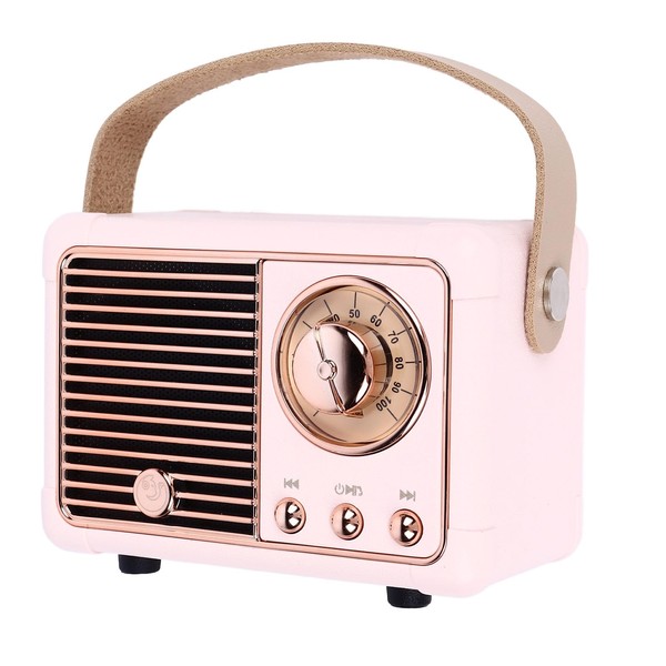 Portable Mini Outdoor Wireless Speaker with Powerful Subwoofer Effect, RetroSpeaker,Cute