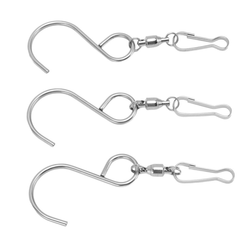 20pcs Wind Spinner S Hook Clips 360 Degree Rotation 304