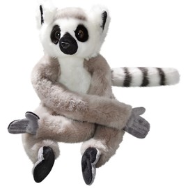 Carl Dick Katta, Lemur with Velcro on hand and foot made of plush approx. 22 cm sitting, approx. 53 cm hanging 3488