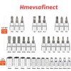hmevsafinect 1/4 Inch Drive Socket Ratchet Wrench Set, 45 Pieces