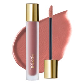 Excel Lip Velvetist, LV11 Rose Pink, Matte Liquid Lipstick, A Pure Milk Tea Pink