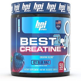 BPI Sports  BEST Creatine  6 Formas Avanzadas de Creatina  Betaína  300 gr  50 Servicos (Icy Blue Raz)                                                