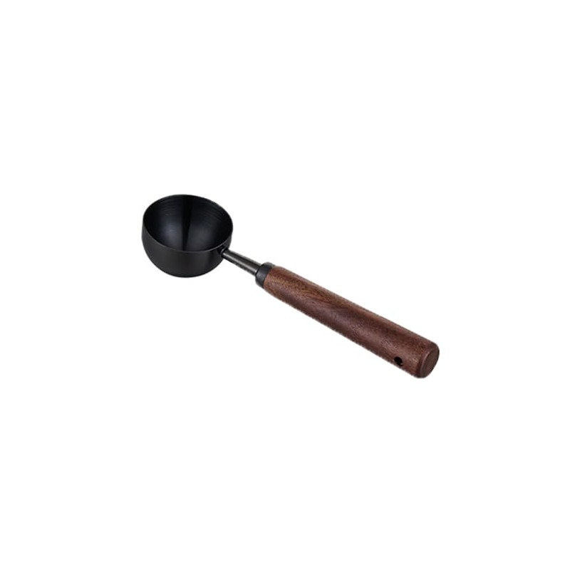 LannuMet 304 Stainless Steel Coffee Measuring Spoon Wooden Handle Coffee