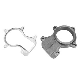 KIMISS V-Band Downpipe Turbo Flange 250in OD+Gasket Fit for Cummins Holset WH1C HX35W HX40