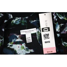 Liz Lange Maternity New Women's Maternity Tunic Top Liz Lange Black Floral NWT Size Sz XS