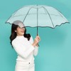 VALICLUD Portable Sun and Umbrella, Transparent Foldable Umbrella, Windproof Compact