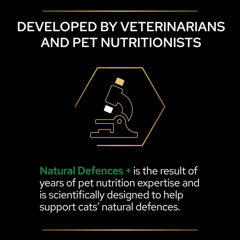 PRO PLAN Cat Natural Defences Supplement | Immune health support,