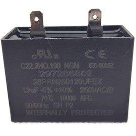 297286802 Freezer Capacitor Run Compatible with Frigidaire