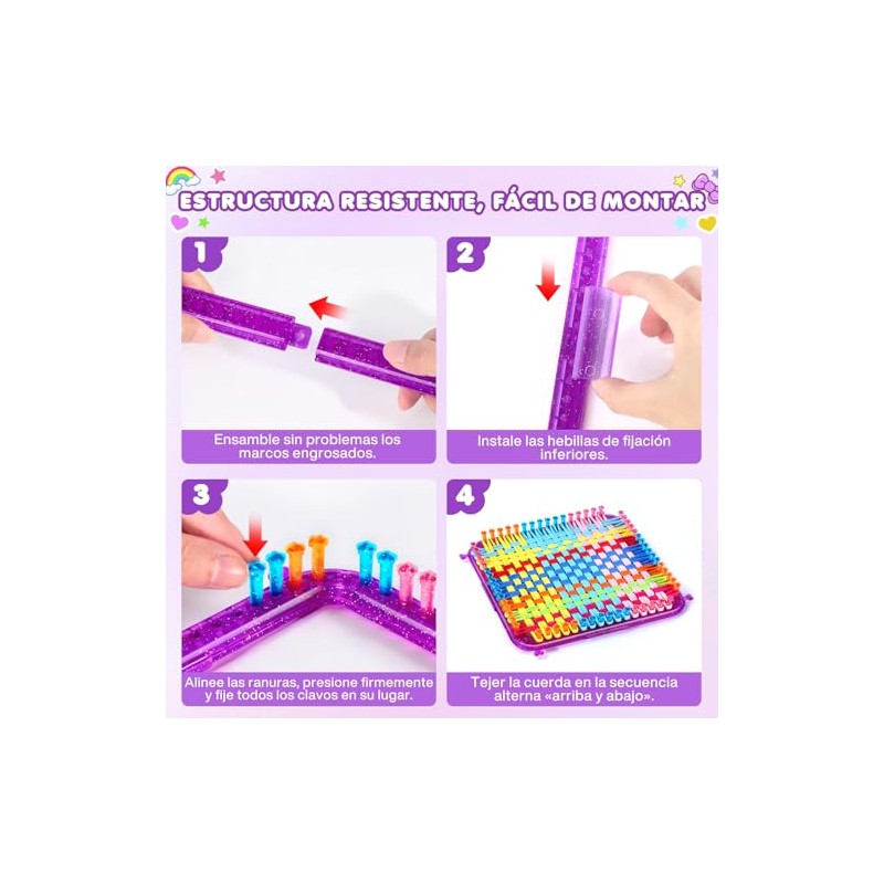478 Piezas Kit Completo Telar Tejer