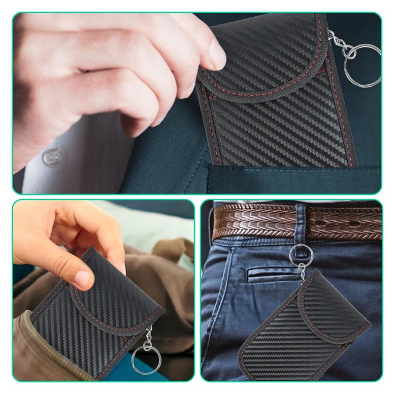 Faraday Pouch for Car Key, 3 Pack Faraday Bag for