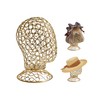 CHADWICK Wig Head Stand Metal Hollow Mannequin Head Hat Display